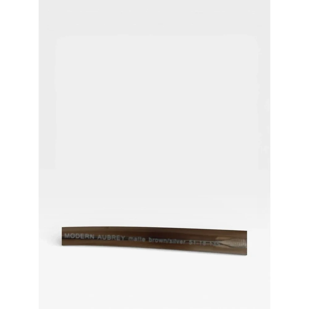Genevie Boutique Modern Aubrey Brown‎ Oval Eyeglasses Braided 51-18-135 Frames